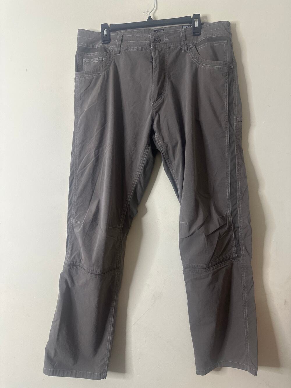 Kuhl Radikl Pants Mens Fits 36x32 Gray Utility Casual Pocket Hiking Outdoor a1